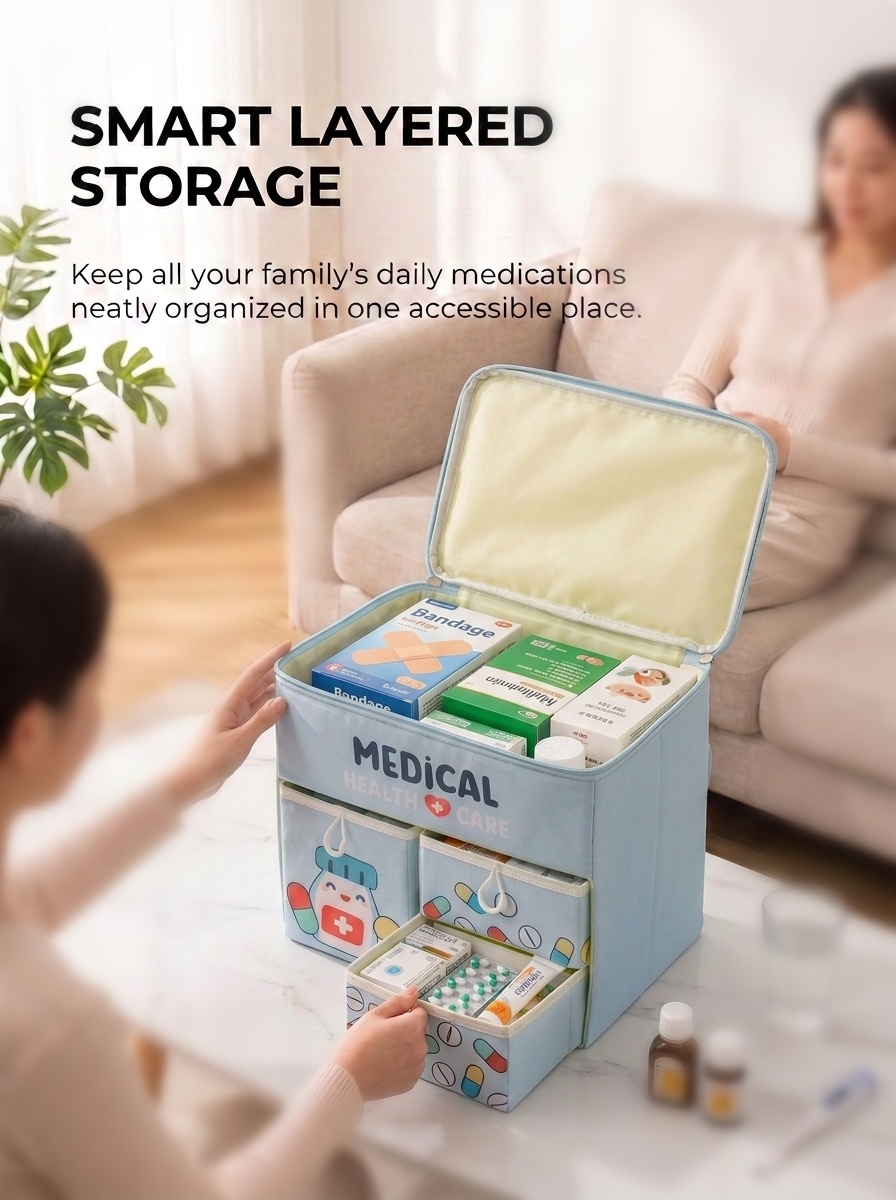 First Aid Bag Kit - Kit de Primeiros Socorros Portátil em