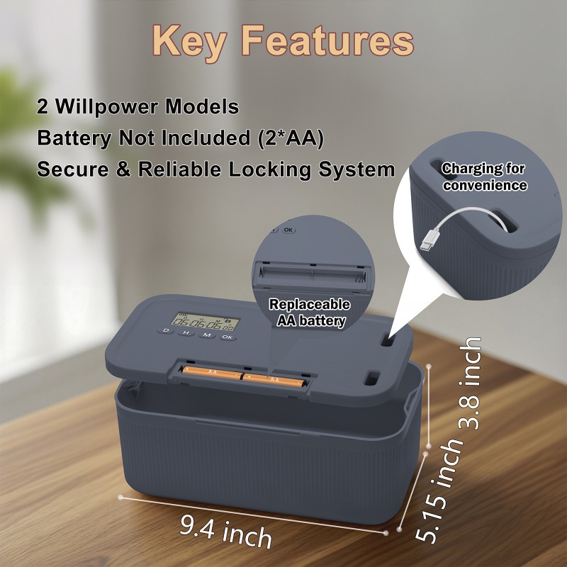 Caixa de bloqueio com temporiz - Medicine Cabinet Lock avaliação e preço