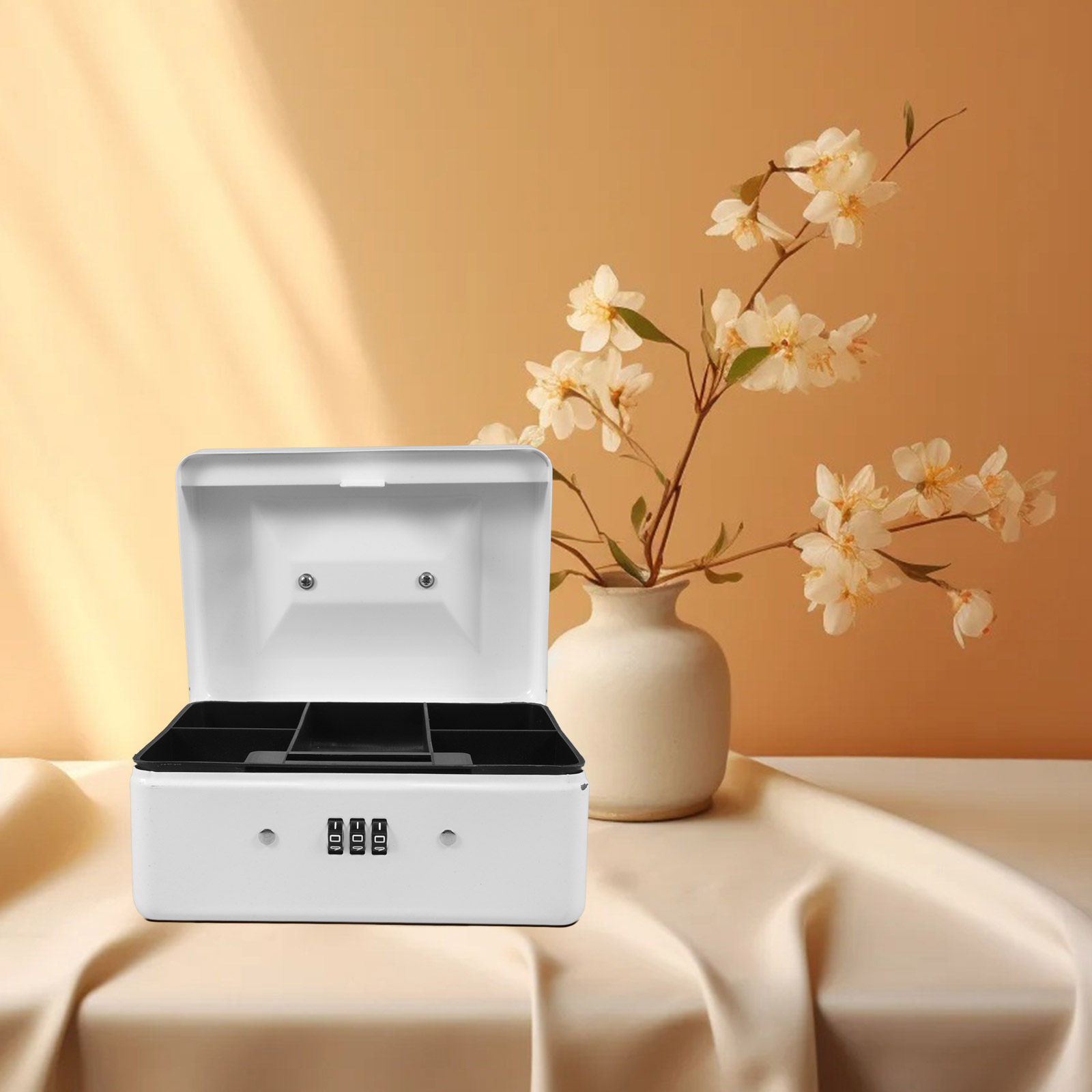 Caixa de Dinheiro de Aço com F - Lockbox Key Secure avaliação e preço