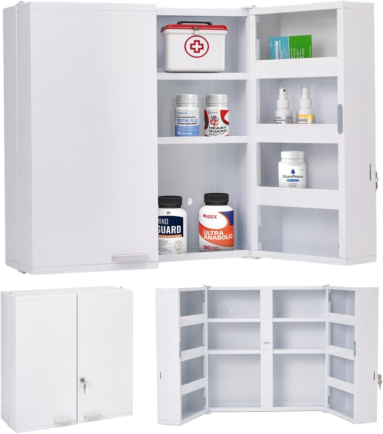 Armário de Medicamentos Grande - Medicine Cabinet Lock avaliação e preço