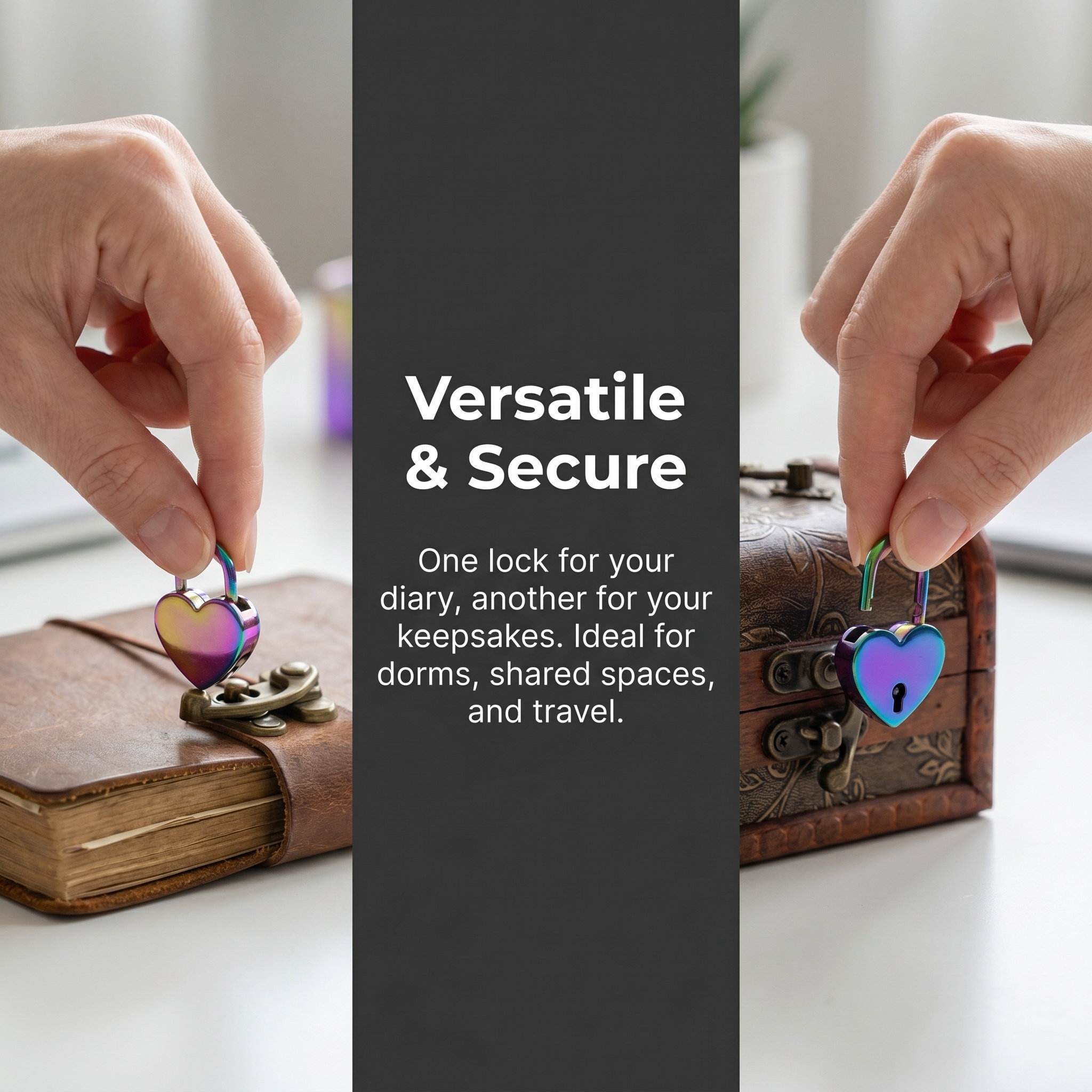 Conjunto de 2 Mini Cadeados em - Lockbox Key Secure avaliação e preço